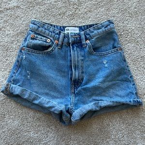 Zara high waisted shorts